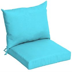 22x24 Cool Blue Outdoor Patio Cushion Weather Resistant Washable