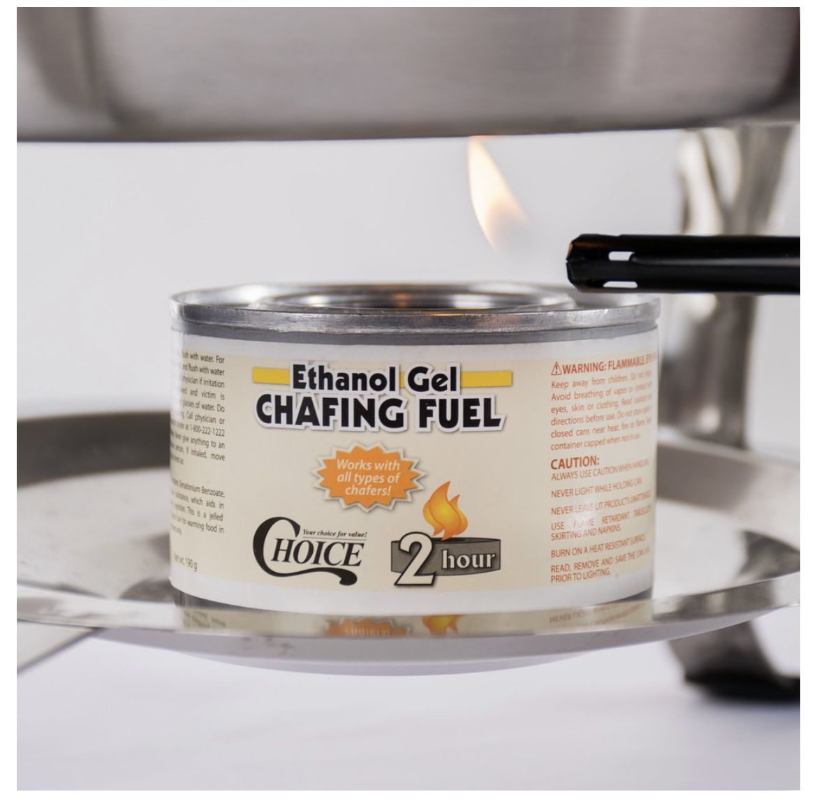 Choice 2 Hour Ethanol Gel Chafing Dish Fuel