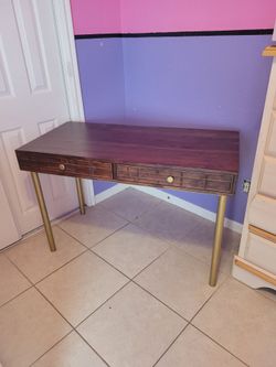 Desk with drawers
