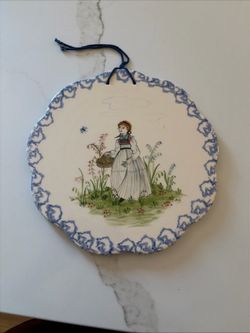 Hand painted wall art by Margret Bissett