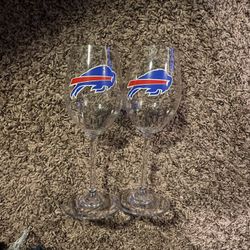 Bills Wine Glasses 