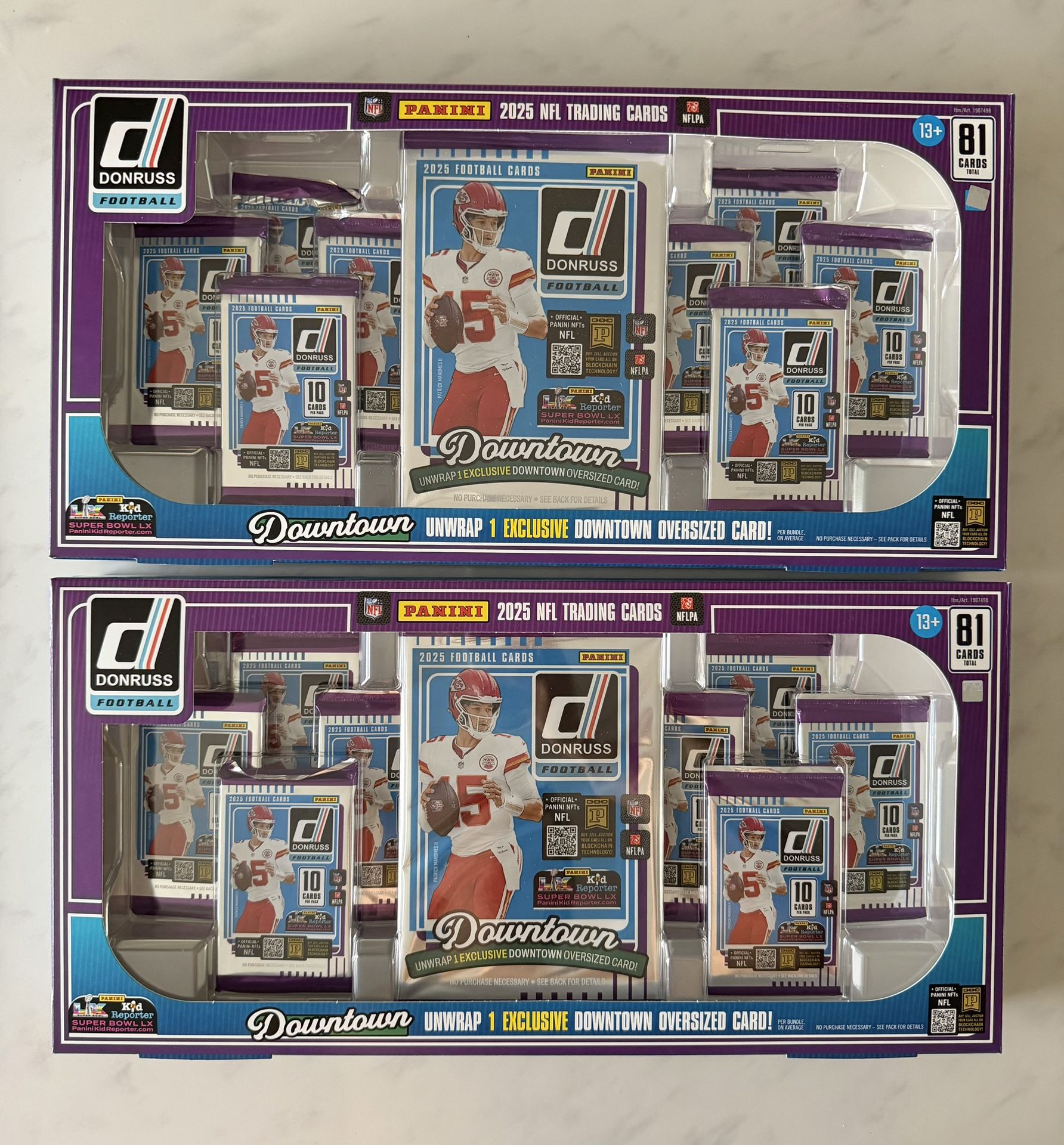2025 Donruss Football Costco Bundle Jumbo Oversized...