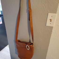Vintage Cancel Shoulder Bag All Leather. Cancel From Paris 