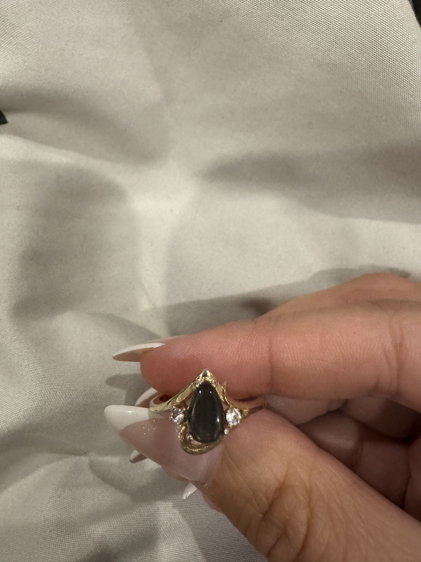 14k onyx gold ring