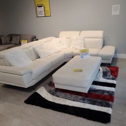 COMFY NEW RIO SECTIONAL SOFA AND OTTOMAN SET ON SALE ONLY $799. IN STOCK SAME DAY DELIVERY 🚚 EASY FINANCING 