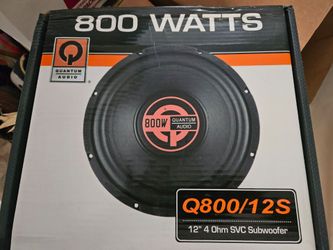 Quantum Audio Q800/12S 12" Subwoofer