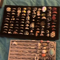 Beautiful Ring Sets Stifling Gold And Costume 