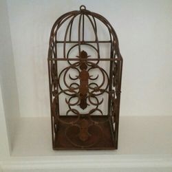 Decorative Birdcage Candle Holder 18Hx8Wx8D