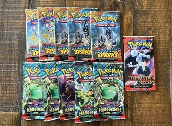 Pokemon packs - twilight masquerade destined rivals surging sparks