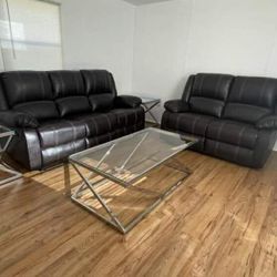 Reclining Sofa And Loveseat. Ask For Price.