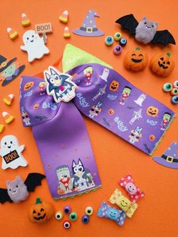 Bluey Halloween Hair Bow