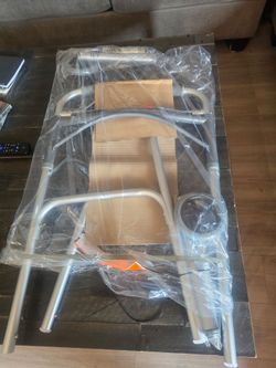 Brand new walker & crutches.