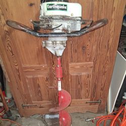 Earthquake Auger, Needs some work to get back running, 10inch bit, $90 
