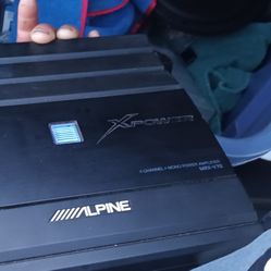 ALPINE 4 CHANNEL+ MONO BLOCK POWER AMPLIFIER 