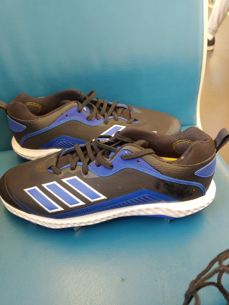 Adidas Icon 6 Baseball Cleats Metal (Size 14)£