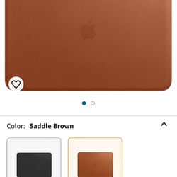 Macbook Pro Leather Sleeve