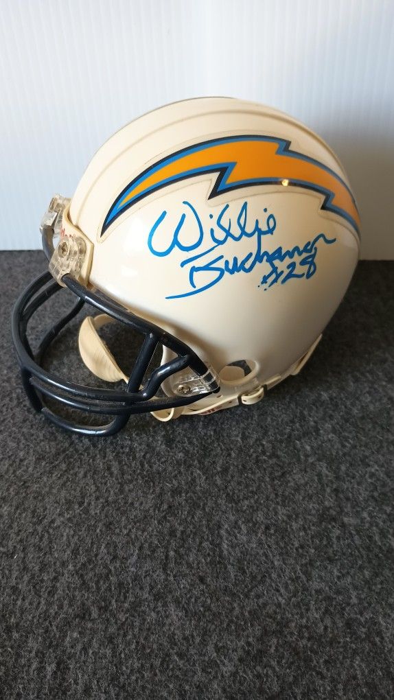 Charger Autograph Helmet