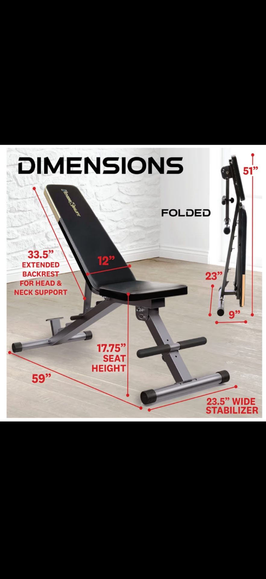 Adjustable Weight Bench