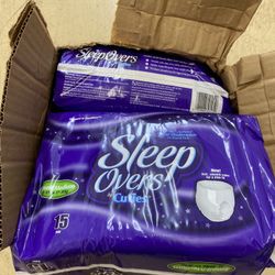 Sleepover Cuties Diapers S/M 38-65lbs New!