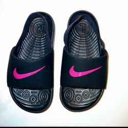 Nike Kids Hot Pink Slides Size 10C
