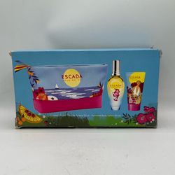 Escada Agua Del Sol 1.6 oz EDT 1.6 oz Body Lotion & Cosmetic Bag Set See Details