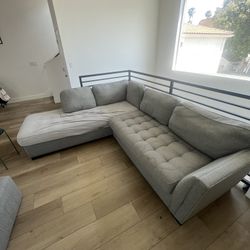 Sectional Couch and Ottoman 