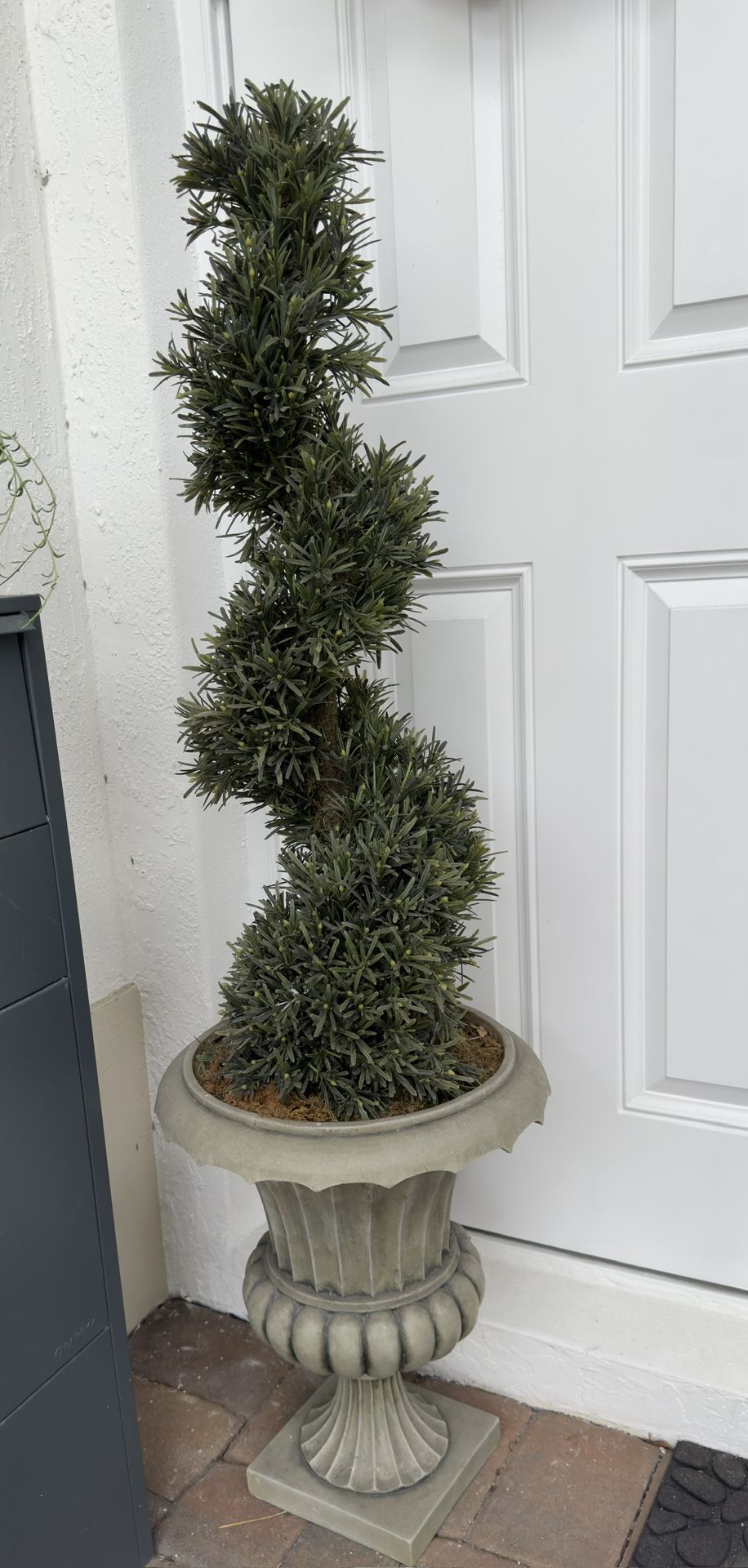 artificial topiary trees 59” with pot