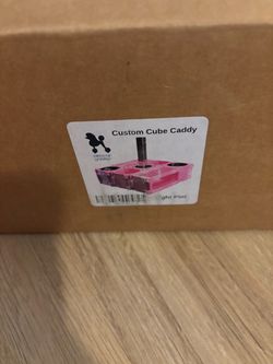 Vanity Fur Groomer Custom Cube Caddy Light Pink