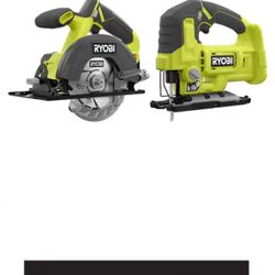 ONE+ 18V Cordless 2-Tool Combo Kit with 5-1/2 in. Circular Saw and Jig Saw (Tools Only)
