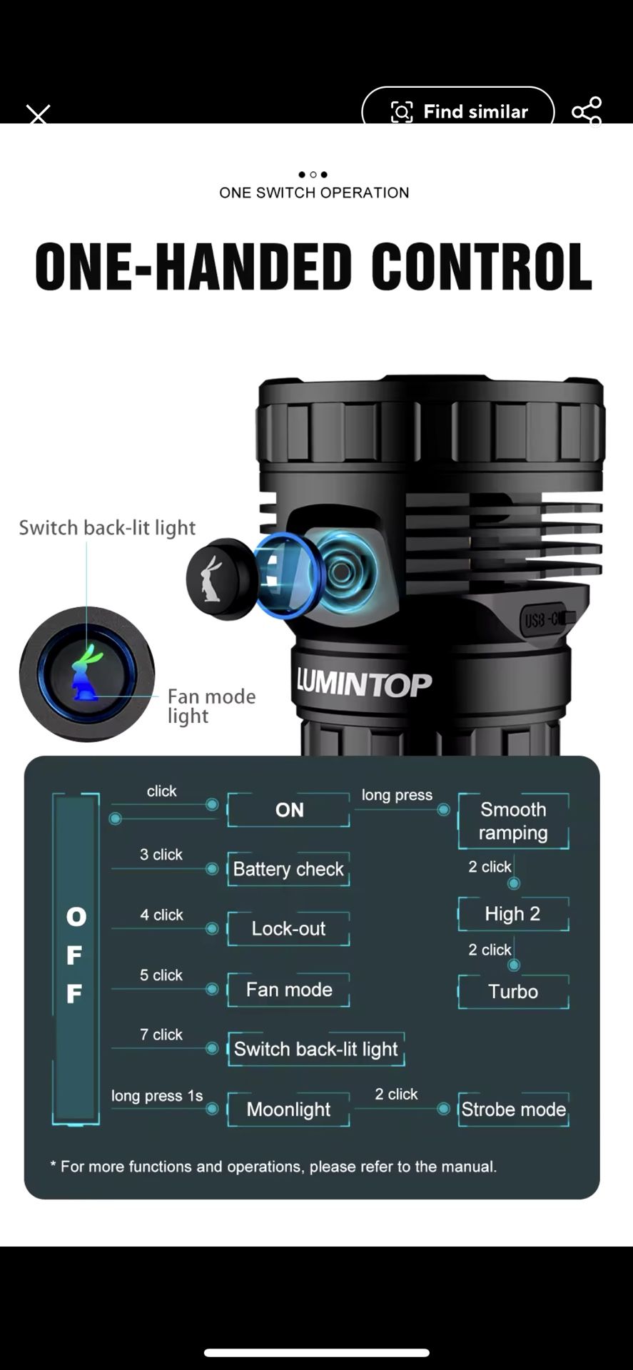 Lumintop Mach 46950 High Powered Led Flashlight 26,000 Lumens And 32000mah  Battery Power Bank