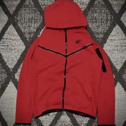 OG Red Nike Tech Tracksuit Fleece Hoodie