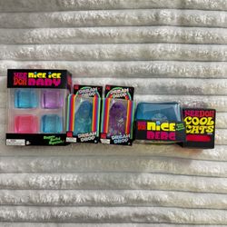 NeeDoh Lot of 5 | Nice Ice Baby, Dream Drop, XL Nice Berg, Magic Color, Cool Cat