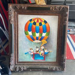 J Roybal Oil On Canvas With High Quality Wood Frame 