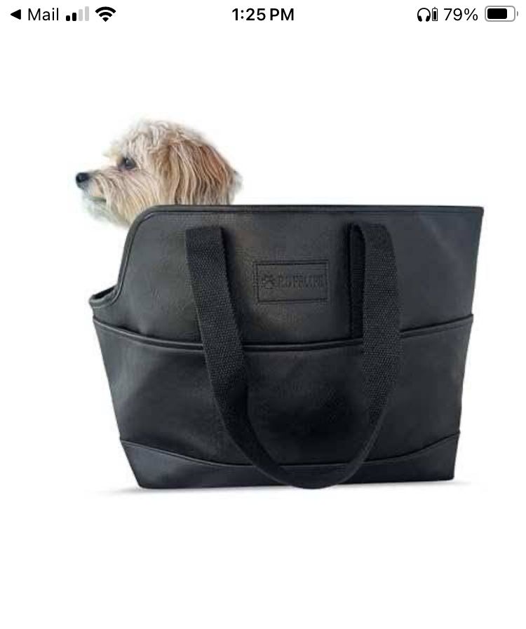 *NEW*(131) $50 OBO Luxury Vegan Leather Dog Carrier Purse