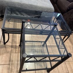 Glass tables