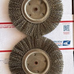 8” Wire Wheel 3/8-1/2 Arbor