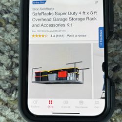 Overhead Garage Storage Rack in Box