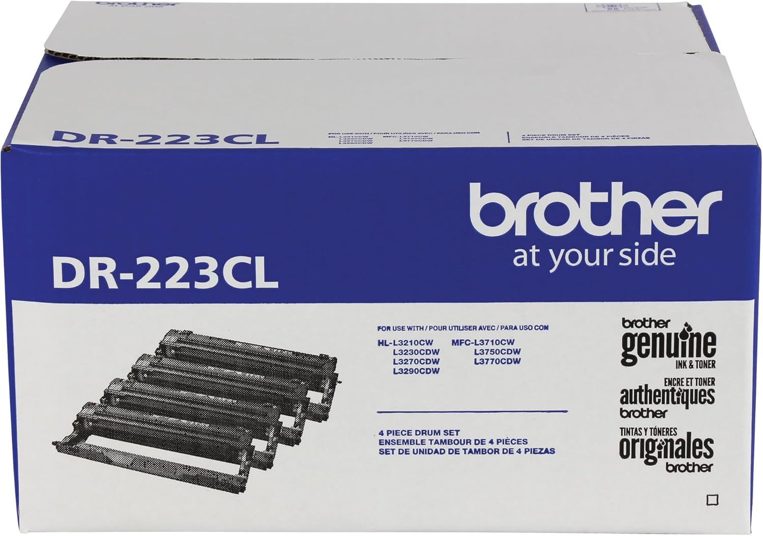 Brother Genuine -Drum Unit, DR223CL, Seamless Integration, ,Black#2429ZUP1