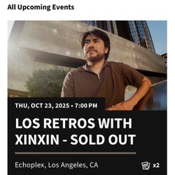 Los Retros Concert Ticket LA