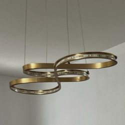 Modern Gold Chandelier Dimmable Led  