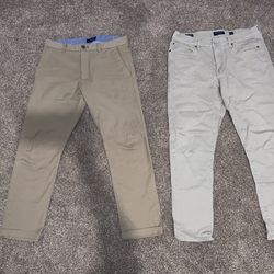 Men’s Casual Pants - Banana Republic / Lucky Brand 