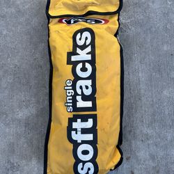 Authentic FCS Single Surfboard Paddle Board Soft Roof Rack 