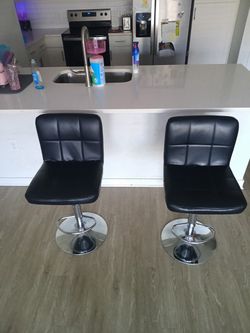 Two bar stools