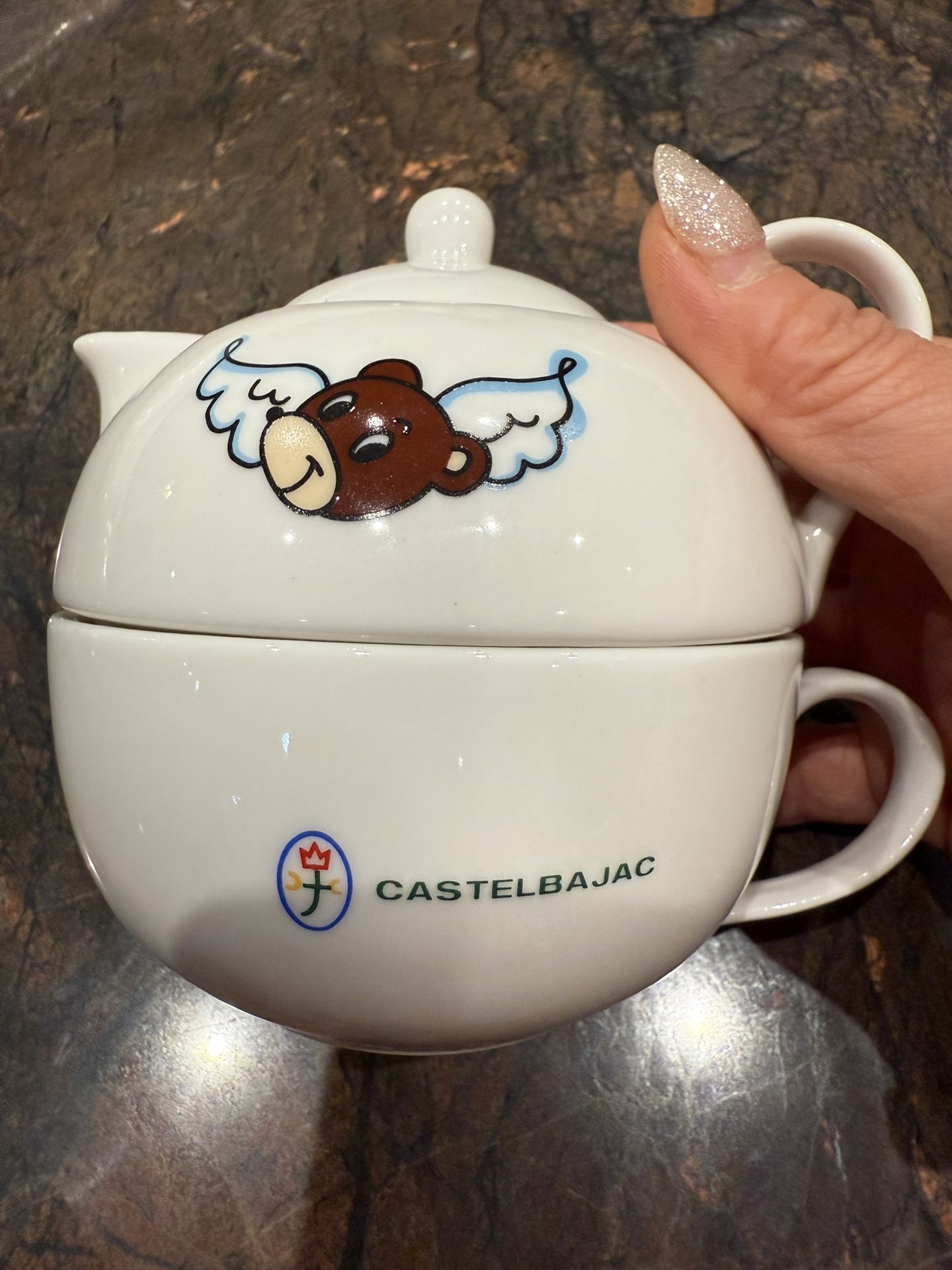 CASTELBAJAC Angel Bear “Tea for One” Set – Rare & Cute! (Westwood)