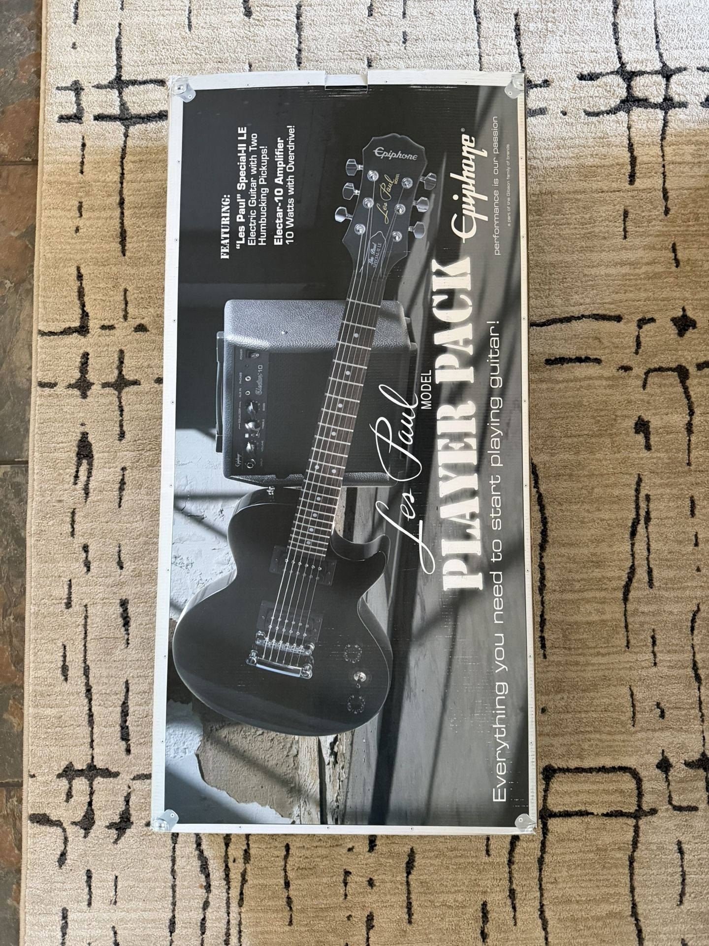 Brand New Epiphone Les Paul Player Pack