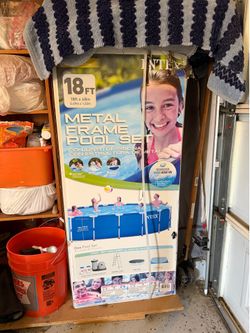 Intex 18FT Metal Frame Pool Set