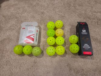 Pickleballs (13 Total - Selkirk, Dura & Gearbox)