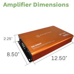 Mosfet Power Car Audio Amplifier
