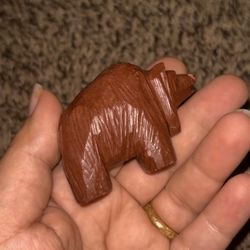 Ironwood Smooth Bear Wood Carving 