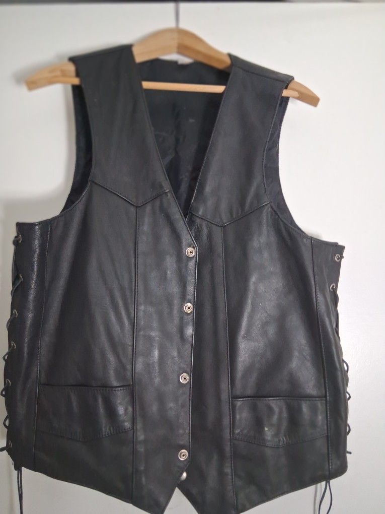 Leather Vest